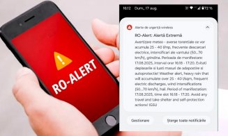 RO-Alert în Cluj-Napoca... după ce s-a dezlănțuit vijelia