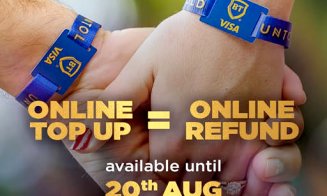 Au rămas mai puțin de 24 de ore pentru recuperarea banilor rămași pe brățările de la UNTOLD X