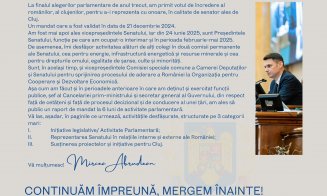 Mircea Abrudean și-a prezentat raportul de activitate: „Transparență, dedicare și reprezentarea intereselor clujenilor!”