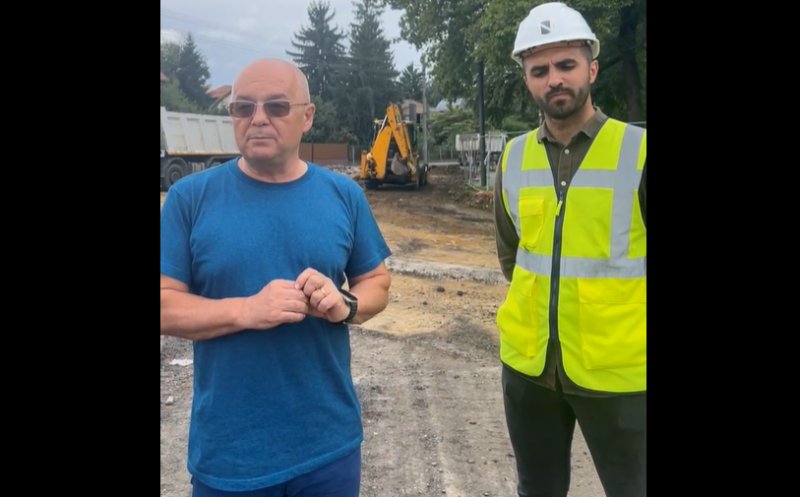 Primarul Clujului, pe șantierul Pieței 14 iulie: „Primele lucrări trebuie să fie gata până la începerea școlii”