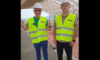 Primarul Boc continuă vizitele pe șantierele Clujului. Care sunt noutățile de la Bazinul Olimpic din Borhanci