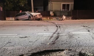 Aventura periculoasă a unui tânăr de 19 ani la Cluj: furt de mașină, accident grav și fugă de la locul faptei