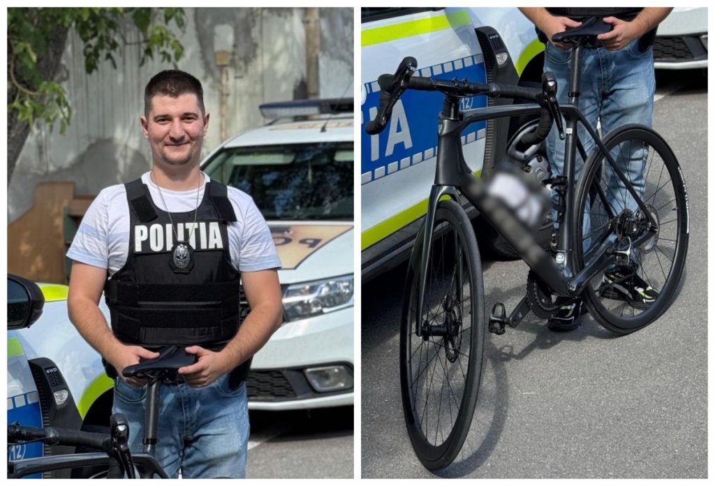 Cine este polițistul care a recuperat bicicleta care costă cât o mașină, furată din Franța și găsită la Turda