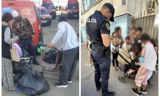 Toleranță zero pentru cerșetorie în Cluj-Napoca: poliția și jandarmeria au legitimat zeci de persoane