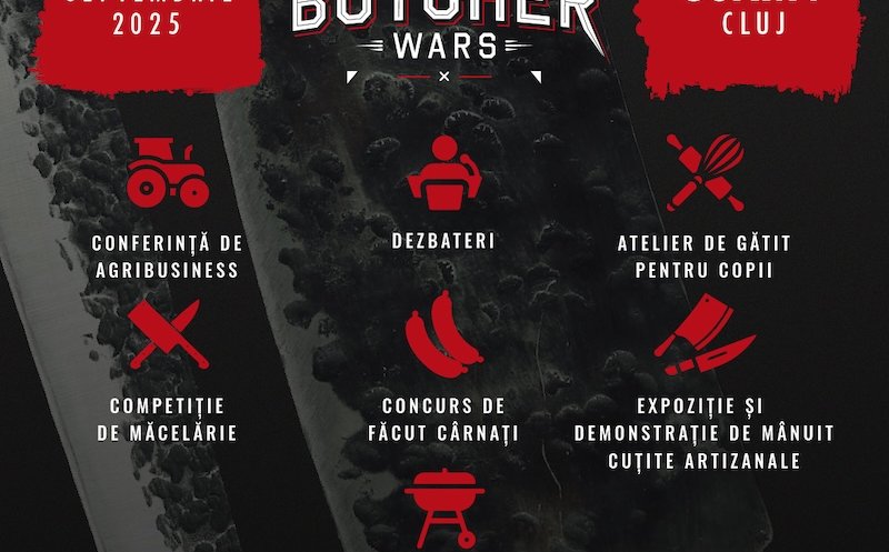 Competiția Transilvania Butcher Wars aduce la Cluj măcelari de pe trei continente