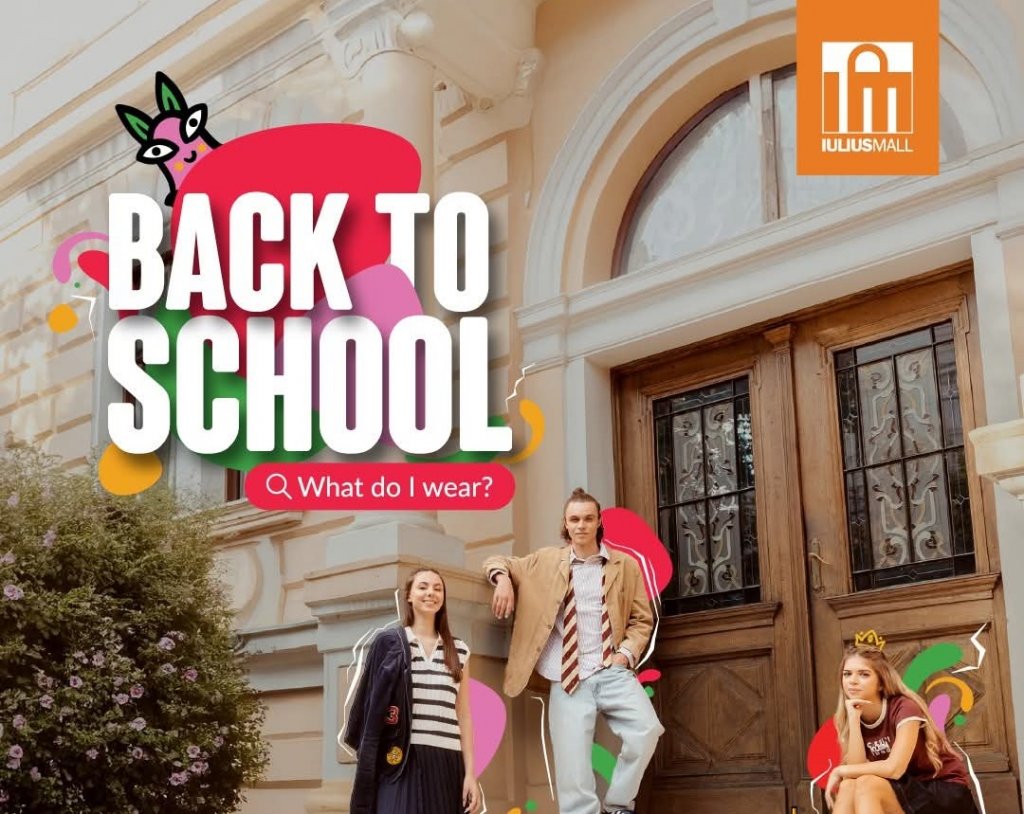 „Back to school” cu layere cool și oferte la rechizite, la brandurile tale preferate din Iulius Mall Cluj