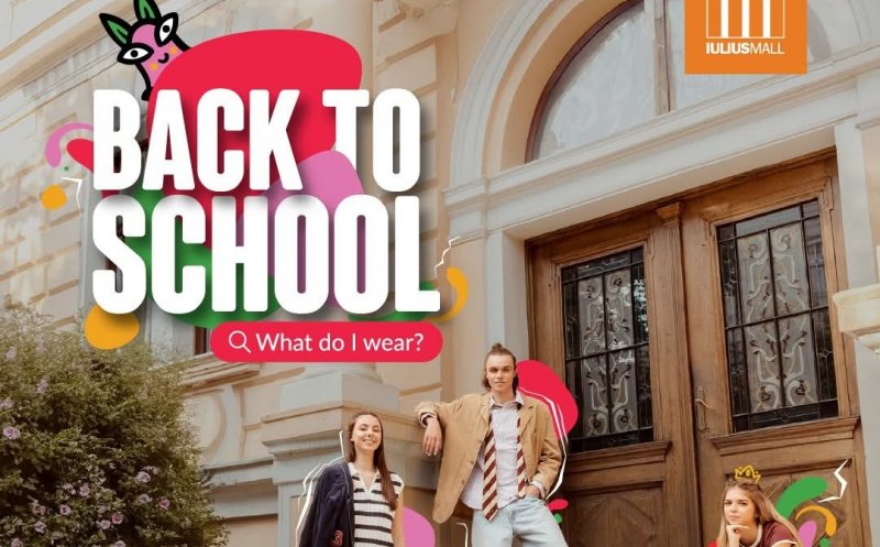 „Back to school” cu layere cool și oferte la rechizite, la brandurile tale preferate din Iulius Mall Cluj