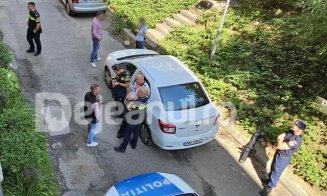 Operațiune de amploare cu spray lacrimogen și negociator, după furtul unui autoturism