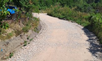 Reparații pe mai multe drumuri dintr-o comună clujeană. Erau distruse de ploi și inundații