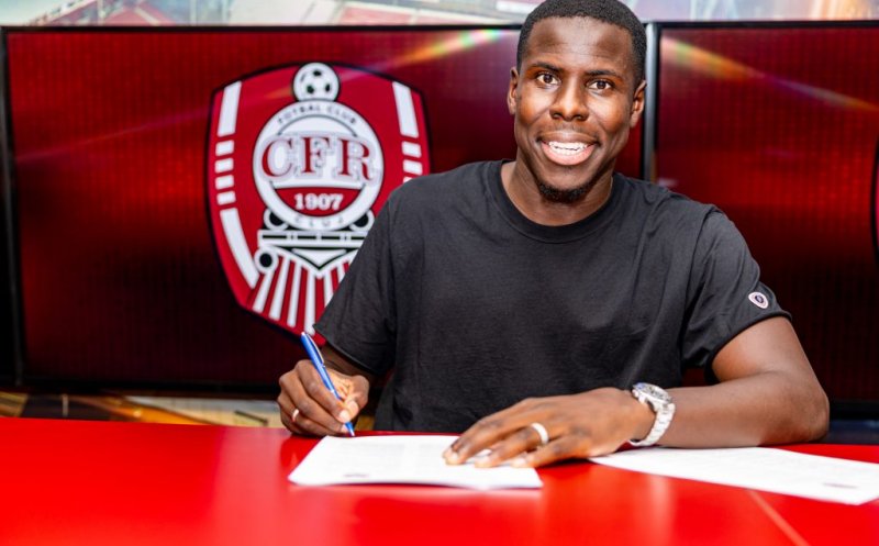 Transferul verii în Superligă, confirmat. Kurt Zouma a fost prezentat oficial de CFR Cluj