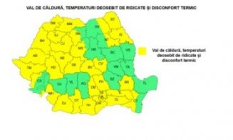 COD GALBEN de caniculă la Cluj, la început de septembrie