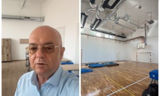 De ziua lui, primarul Emil Boc a verificat lucrările la o școală din Cluj aflată în modernizare