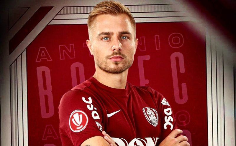 CFR Cluj s-a despărțit de Antonio Bosec, la doar trei luni de la transfer