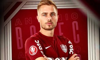 CFR Cluj s-a despărțit de Antonio Bosec, la doar trei luni de la transfer