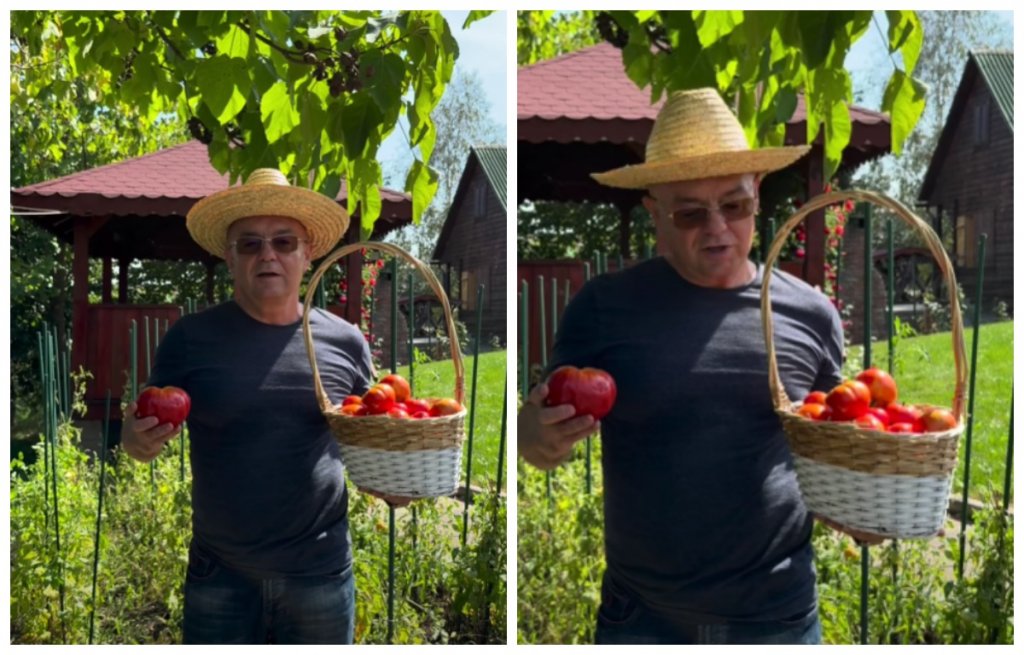 Emil Boc își prezintă recolta de roșii: „No, bună treabă, Doamne-ajută!”