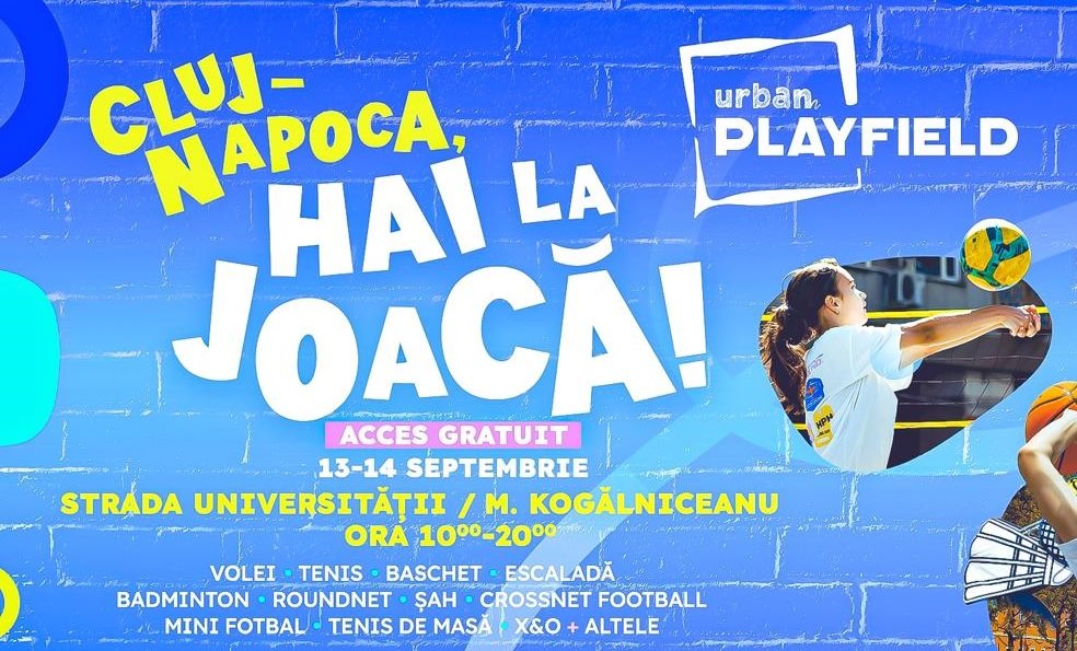 Urban Playfield revine acasă, la Cluj-Napoca. Ce îi așteaptă pe iubitorii de sport