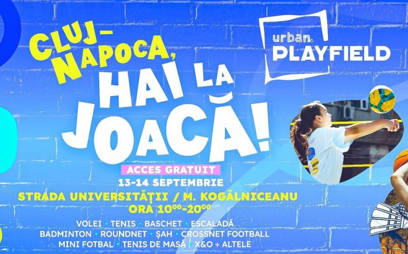 Urban Playfield revine acasă, la Cluj-Napoca. Ce îi așteaptă pe iubitorii de sport