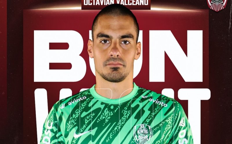 Din Liga 2-a direct în Gruia. CFR Cluj și-a prezentat noul portar