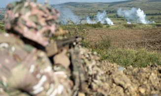 Militari și tehnică de luptă, desfășurare de forțe cu armament în mai multe comune din Cluj
