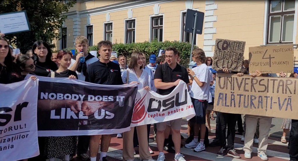 Studenții de la UBB anunță că se alătură la Cluj protestului profesorilor