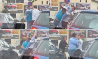 Scandal în trafic la Cluj-Napoca. Doi șoferi s-au luat la pumni