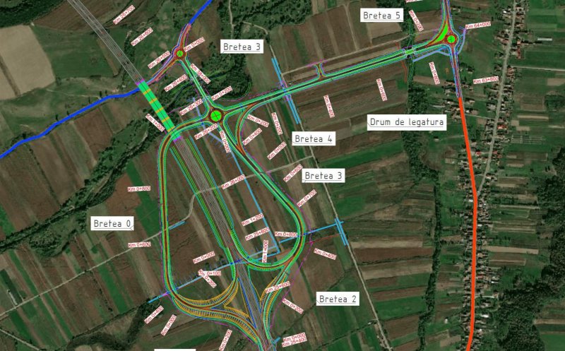 Autostrada Transilvania: A fost emisă autorizația de construire pentru nodul rutier de la Românași