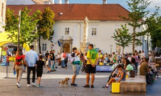 Cluj-Napoca, un loc de joacă pentru toată familia în weekend. Cum s-au distrat clujenii: Imagini din centrul orașului