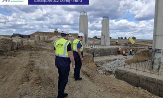 Autostrada Transilvania. Stadiul lucrărilor pe lotul Chiribiș – Biharia: mobilizare cu 200 de angajați și peste 200 de utilaje