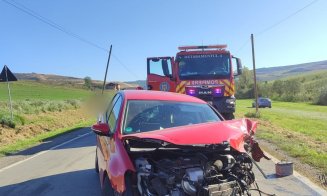 ACCIDENT pe un drum din Cluj cu victimă încarcerată
