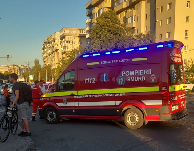 PIETON lovit pe Calea Floreşti, pe trecerea de la intersecția cu Taberei / Traumatisme multiple
