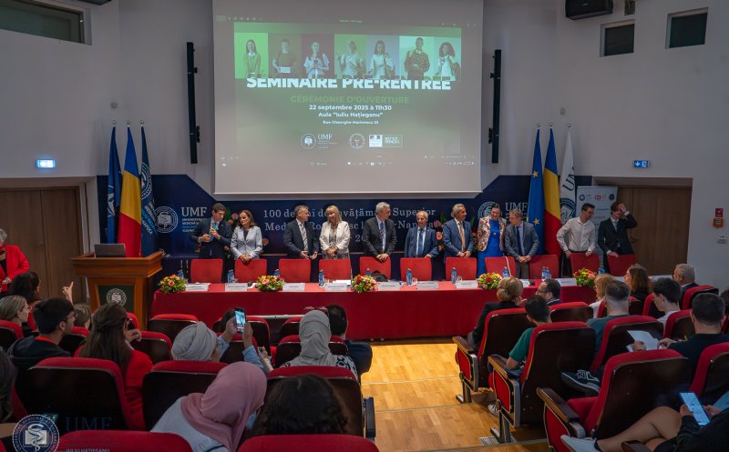 Welcoming Days/Pre-rentrée 2025 la UMF Cluj. "Bobocii" veniți din toate colțurile lumii, ajutați să descopere orașul