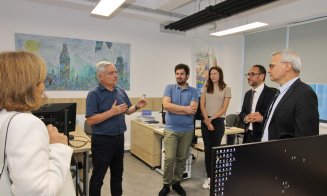 Ambasadorul Franței în România a vizitat laboratoarele din HUB-ul UTCN