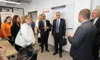 Ambasadorul Franței în România a vizitat laboratoarele din HUB-ul UTCN