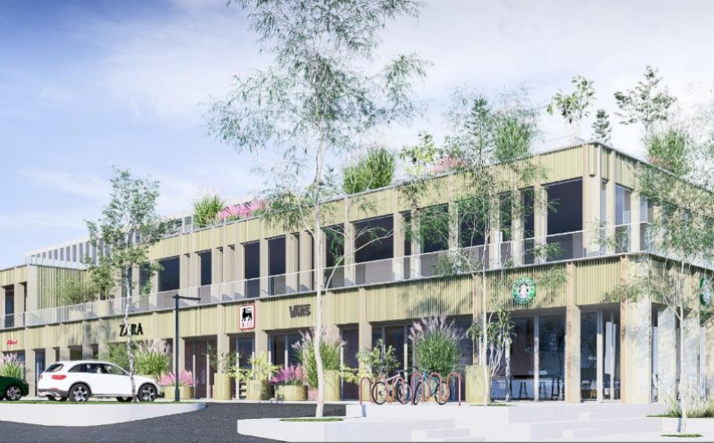 Centru comercial într-o comună tot mai căutată de lângă Cluj-Napoca. Primărița: „Este mare nevoie de așa ceva”