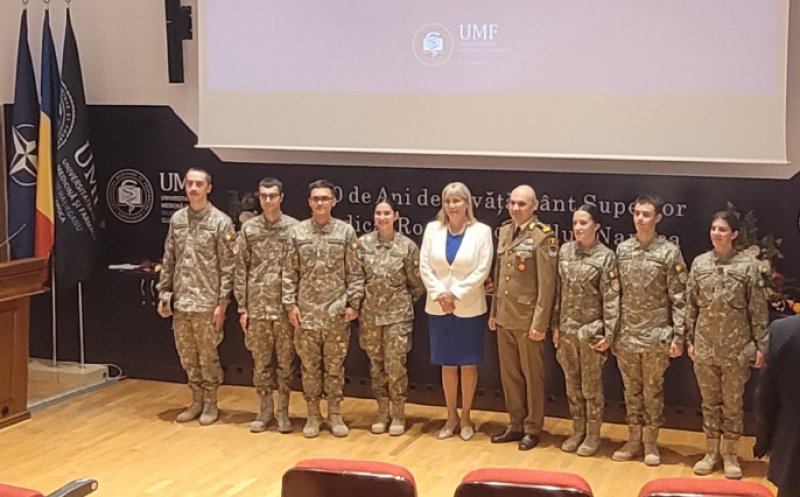 UMF Cluj începe noul an universitar cu prima serie de studenți la Medicină Militară