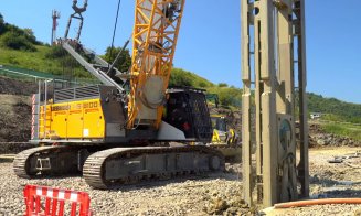 Cum se construiesc pereții mulați la puțul de lansare pentru ''cârtițele'' la metroul din Cluj
