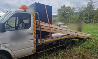 Transporturi ilegale de lemn, depistate la Cluj! Poliția a dat amenzi grele și a confiscat peste 4,4 mc