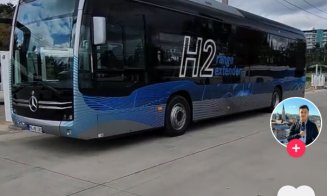 Un nou model de autobuz cu hidrogen, testat la Cluj