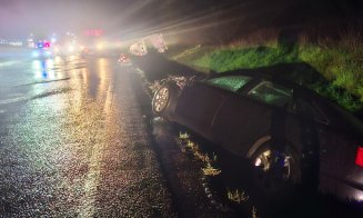 IMAGINI cumplite de la accidentul mortal cu ambulanța de luni seara / Victima decedată e pacientul din ambulanță