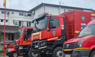 Echipaje din Cluj, trimise în sprijinul județelor afectate de fenomene meteo severe. DSU a suplimentat efectivele în sud-estul țării