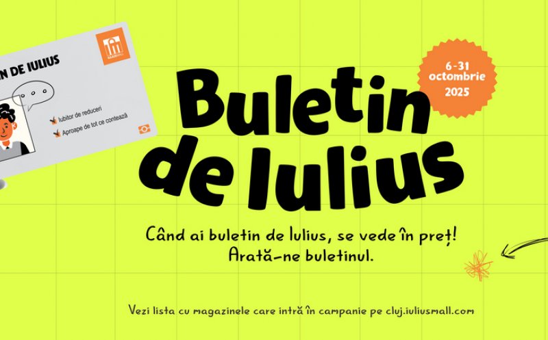 Intră în posesia „buletinului de Iulius” și bucură-te de ofertele exclusive