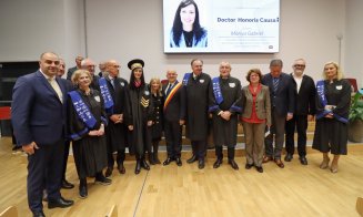 Mariya Gabriel, fost Comisar European, a primit titlul de Doctor Honoris Causa al Univesității Tehnice din Cluj-Napoca