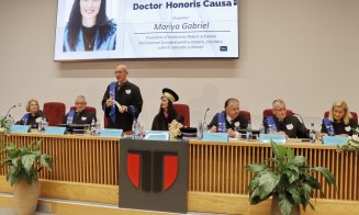 Mariya Gabriel, fost Comisar European, a primit titlul de Doctor Honoris Causa al Univesității Tehnice din Cluj-Napoca