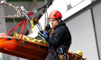 Alpiniștii ISU Cluj, prezenți la Competiția Națională de Salvare la Înălțime