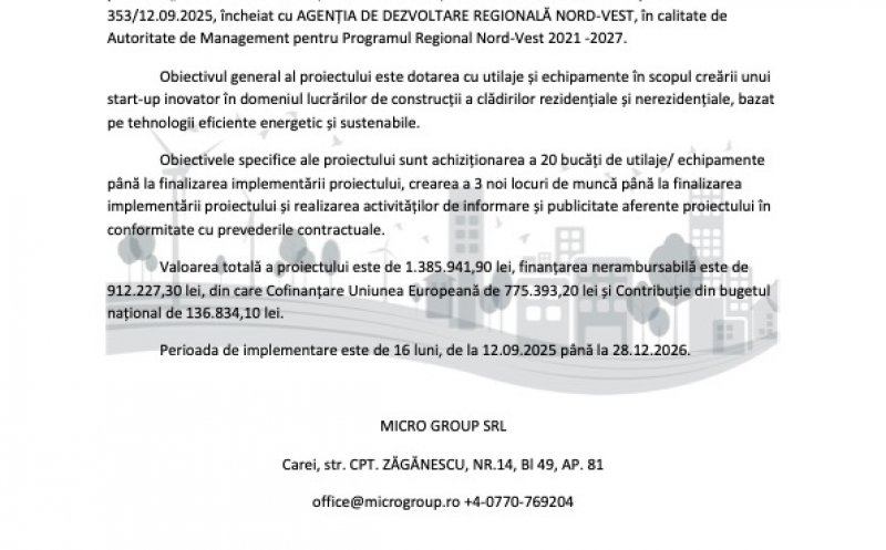 Comunicat de presa