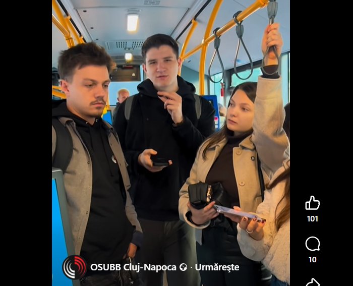 „Drumul imposibil către CREIC”. Experimentul studenților UBB arată cât timp și bani pierd zilnic pentru a ajunge la cursuri