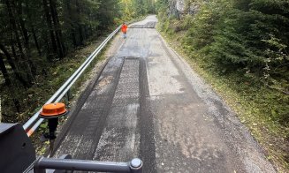Reparații pe unul dintre cele mai spectaculoase drumuri județene din Cluj