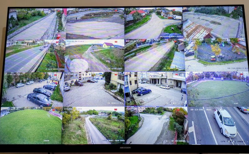 „Big Brother” în Huedin: Zeci de camere de supraveghere înregistrează tot ce mișcă în oraș