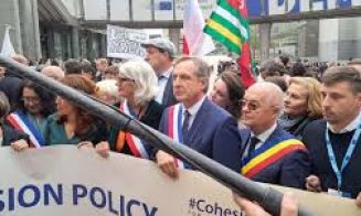 Boc, la protestul de la Bruxelles al orașelor și regiunilor UE, împotriva propunerii viitorului buget european