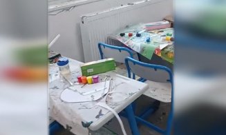 Explozie în Rahova | Sălile de curs, ale școlii de lângă blocul unde a avut loc deflagrația, arată ca după bombardament